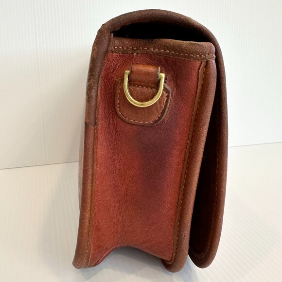 Vintage COACH Convertible Clutch Bag New York City British Tan 70/80s - Picture 2 of 16